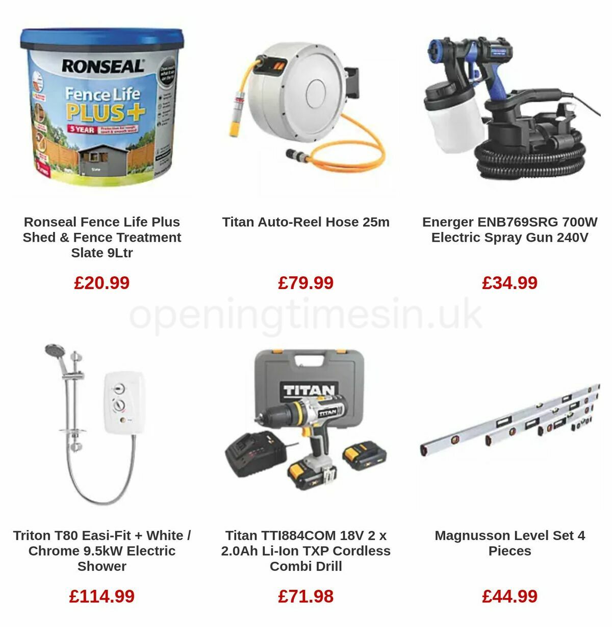 Screwfix Offers from 8 May