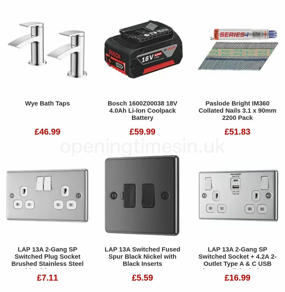 Screwfix Offers from 8 May