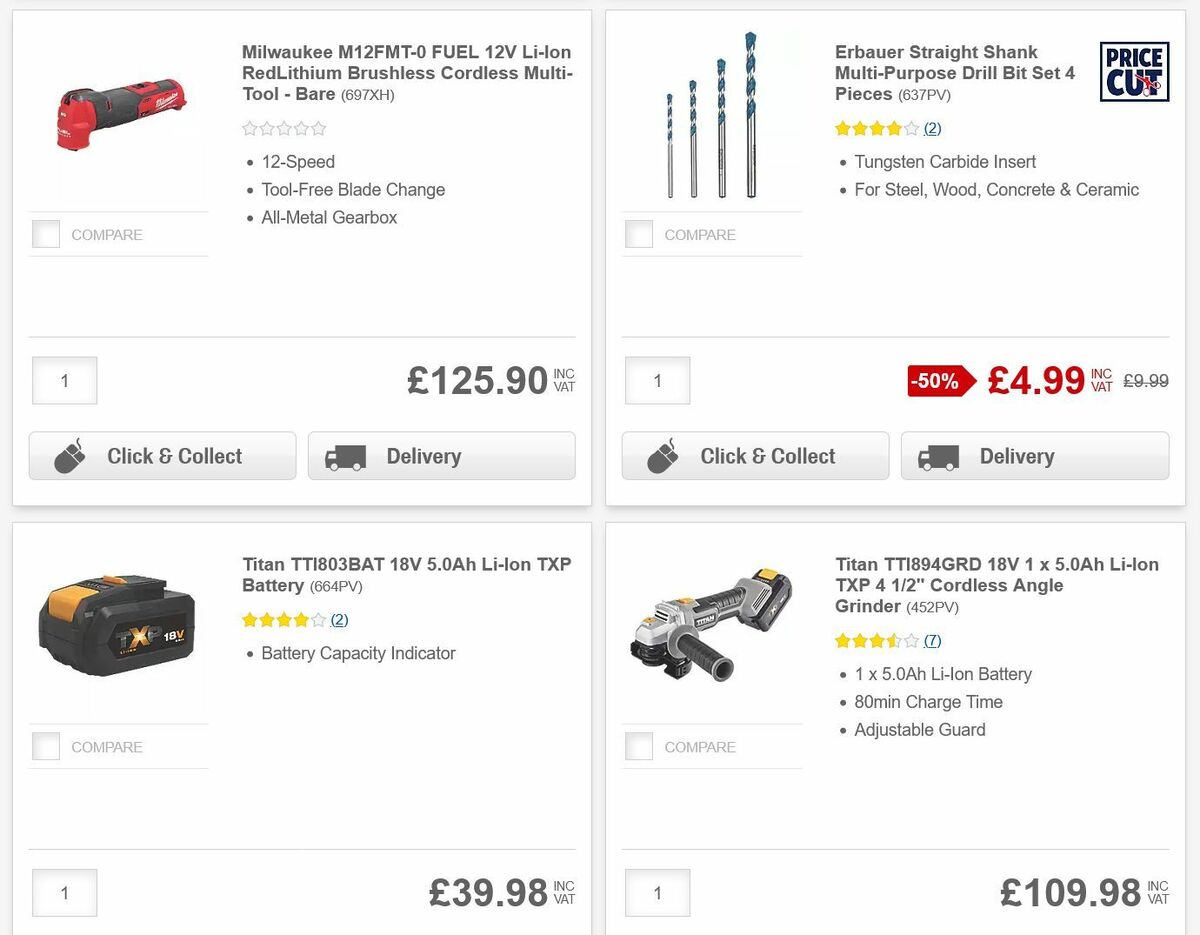 Screwfix Offers from 3 July