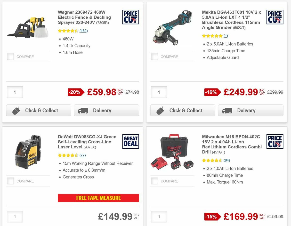 Screwfix Offers from 3 July