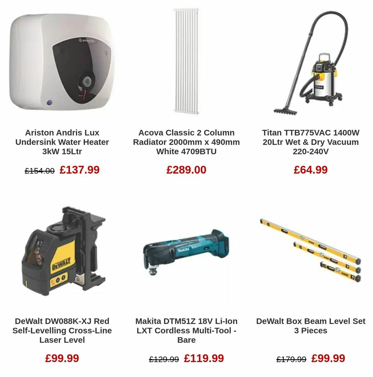 Screwfix Offers from 6 September