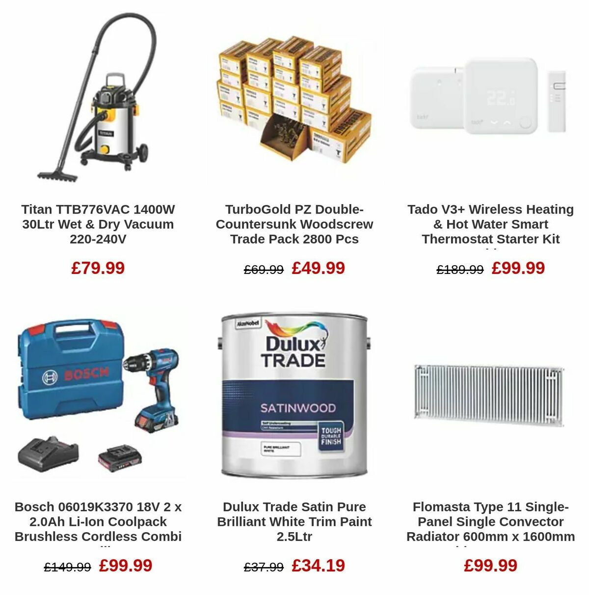 Screwfix Offers from 6 September