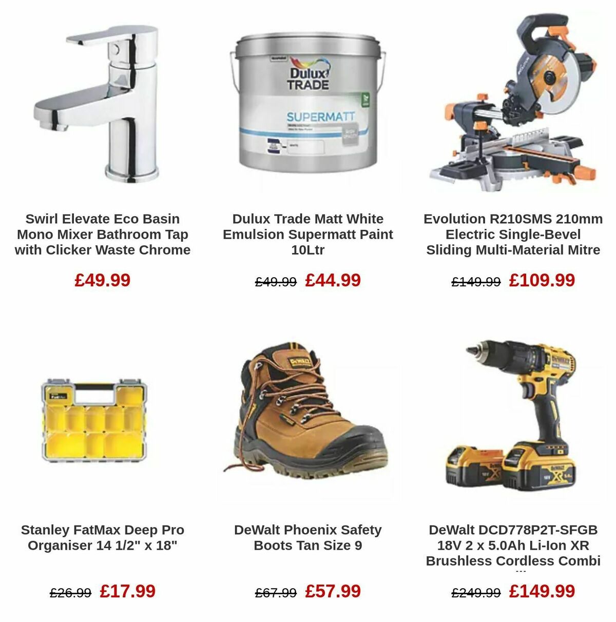 Screwfix Offers from 6 September