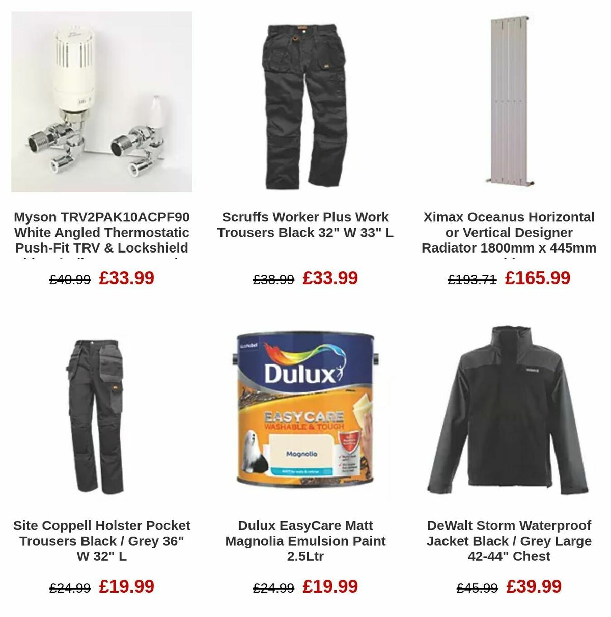 Screwfix Offers from 6 September