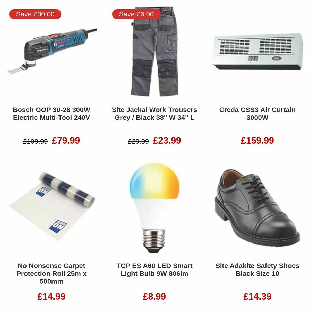 Screwfix Offers from 28 September
