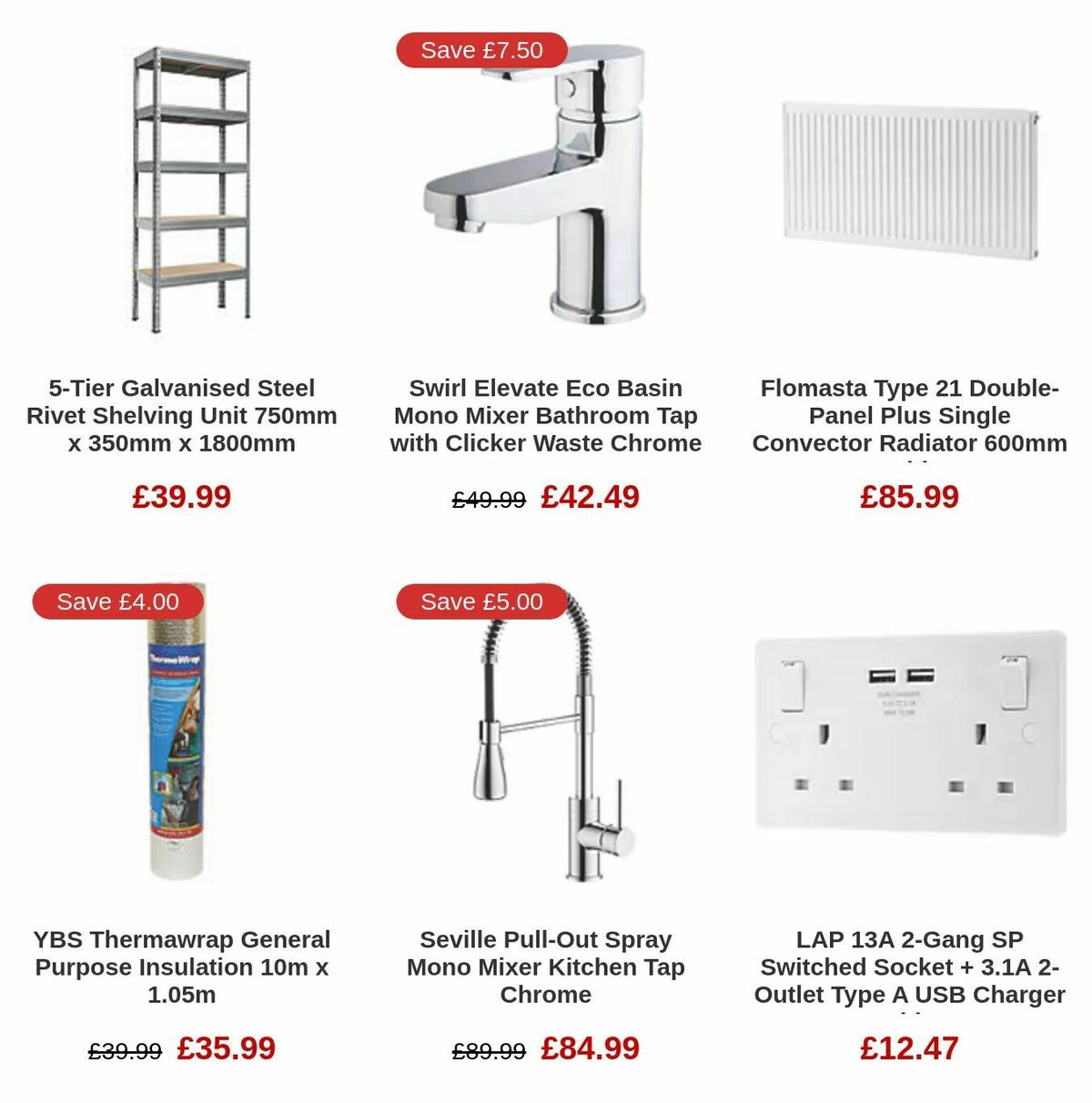 Screwfix Offers from 15 October