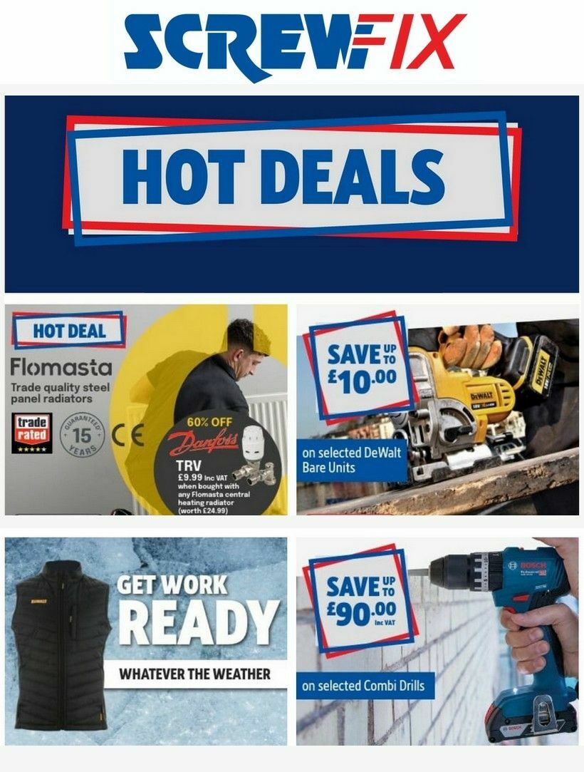 Screwfix Offers from 9 November