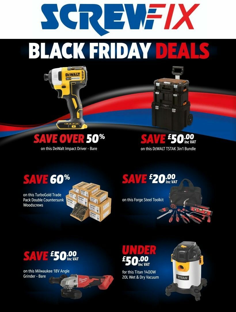 Screwfix Offers from 13 November