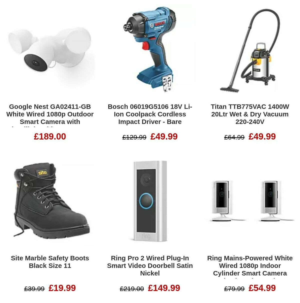 Screwfix Offers from 13 November