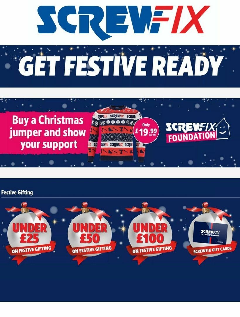 Screwfix Offers from 28 November