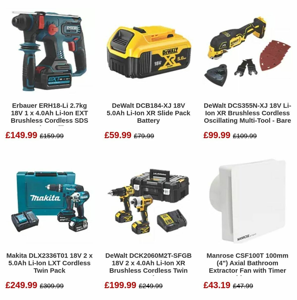 Screwfix Offers from 3 April