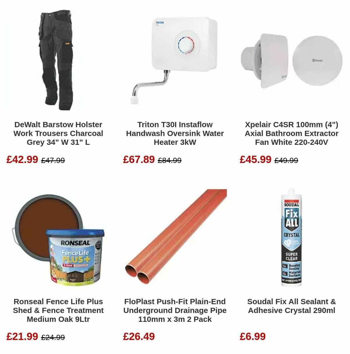 Screwfix Offers from 3 April