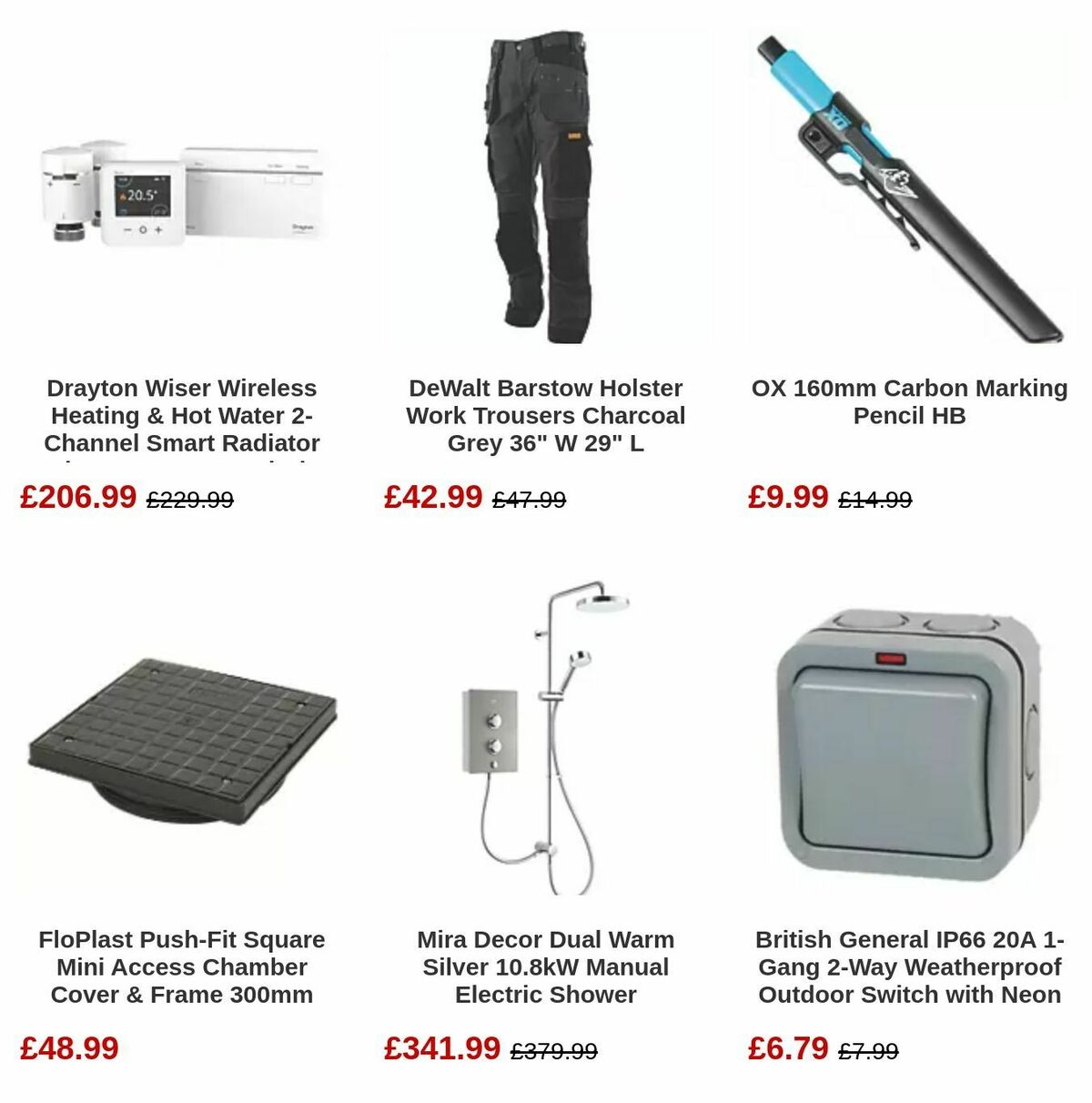 Screwfix Offers from 3 April