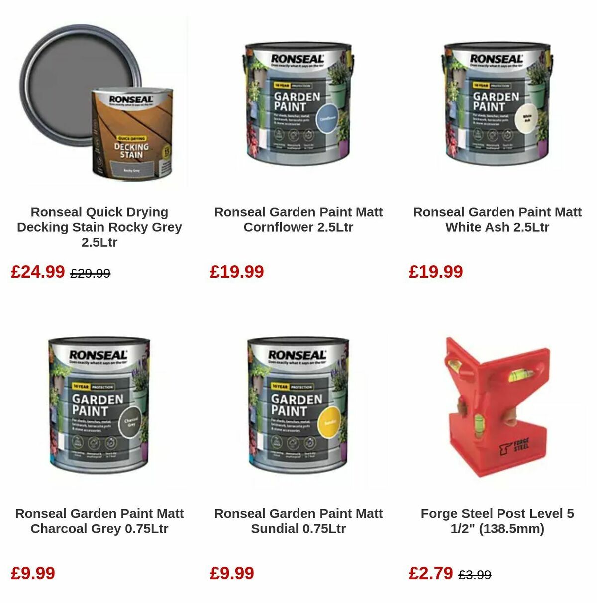 Screwfix Bank Holiday Offers from 1 May