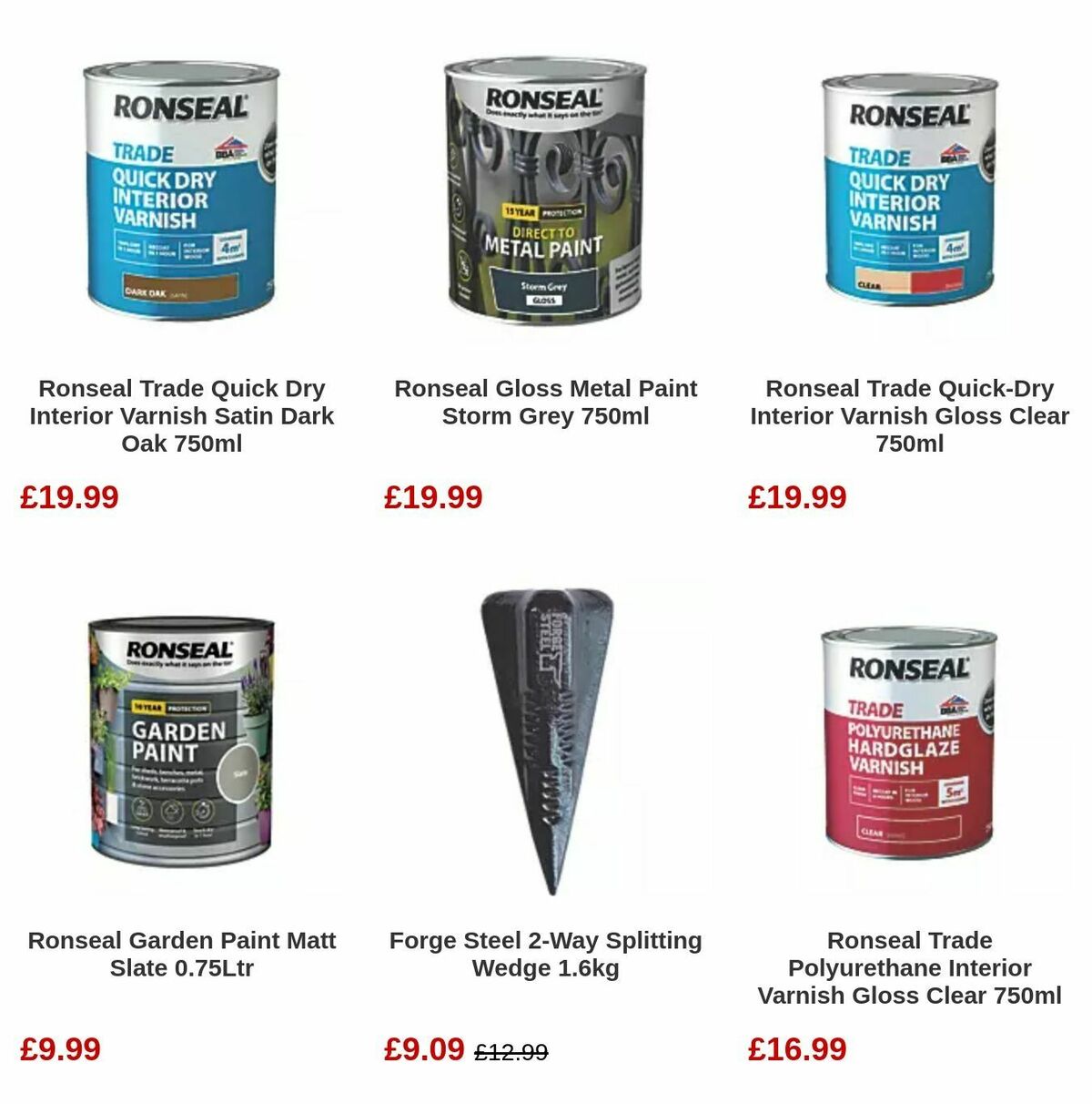 Screwfix Bank Holiday Offers from 1 May