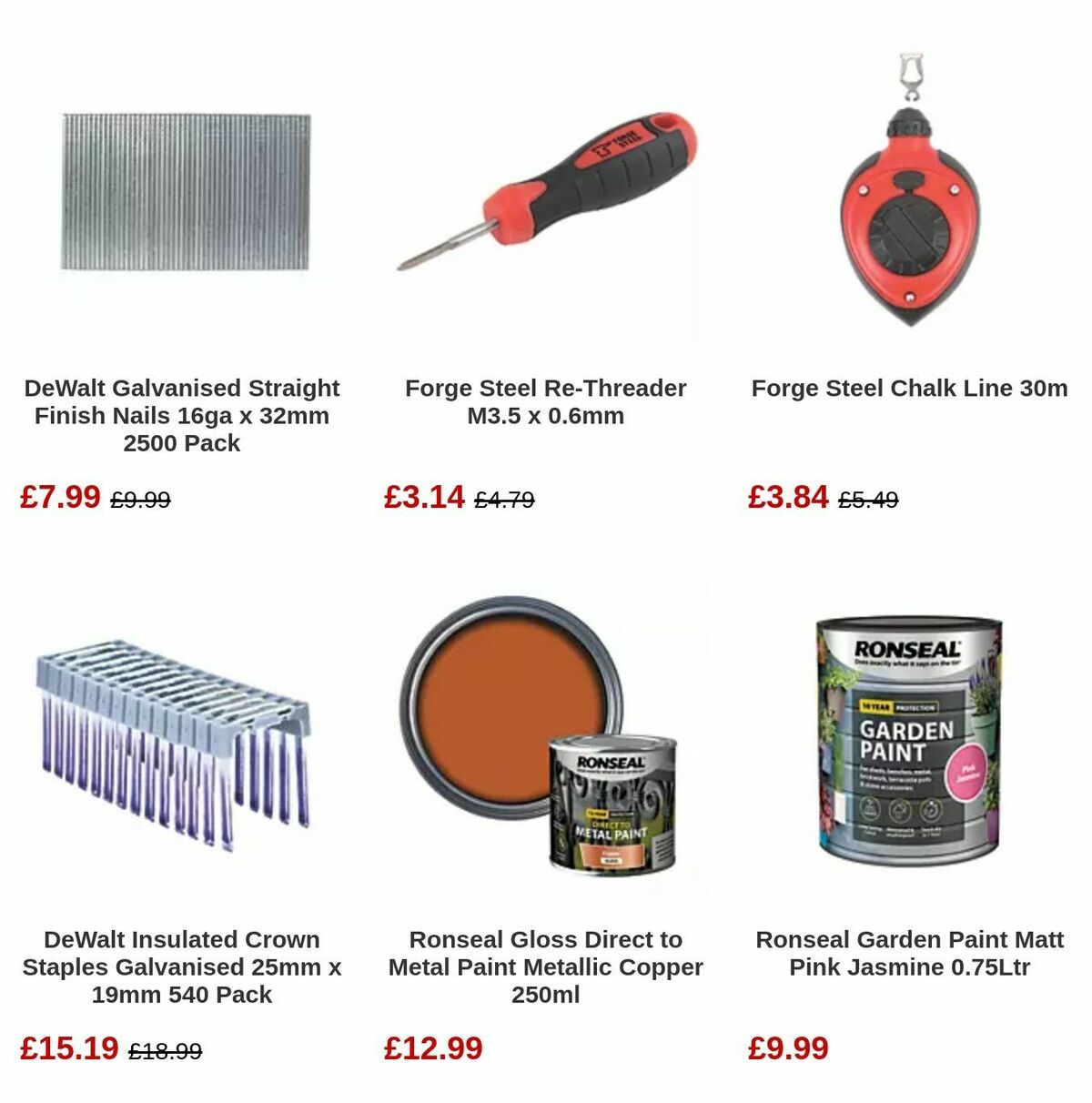 Screwfix Bank Holiday Offers from 1 May
