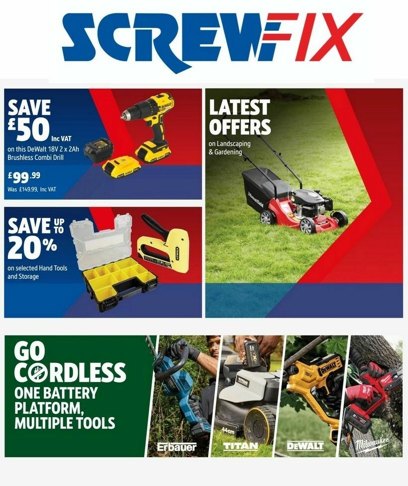 Screwfix Offers from 5 June