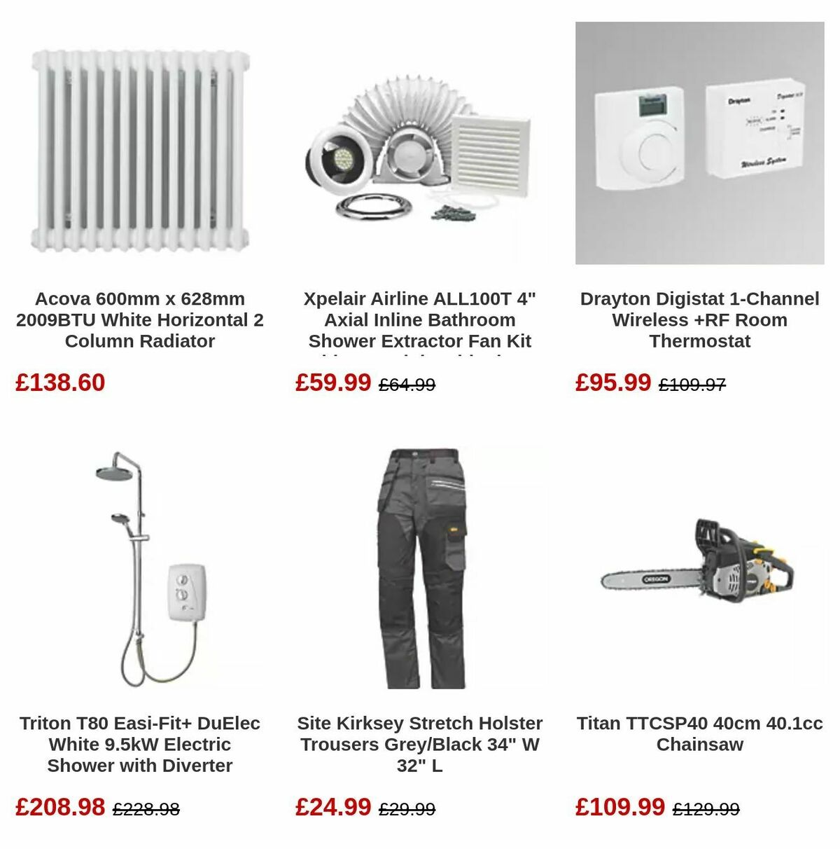 Screwfix Offers from 11 October