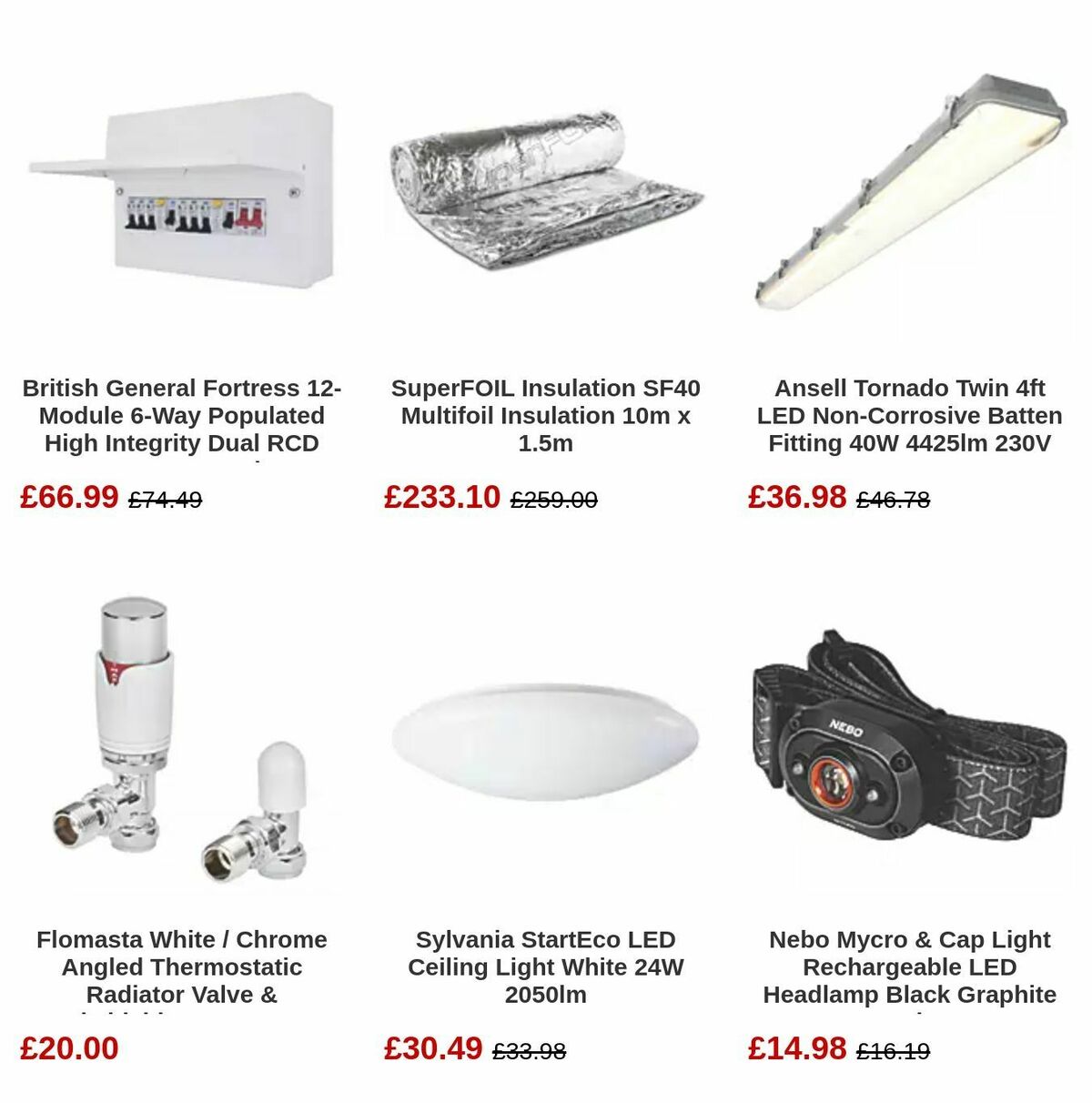 Screwfix Offers from 3 December