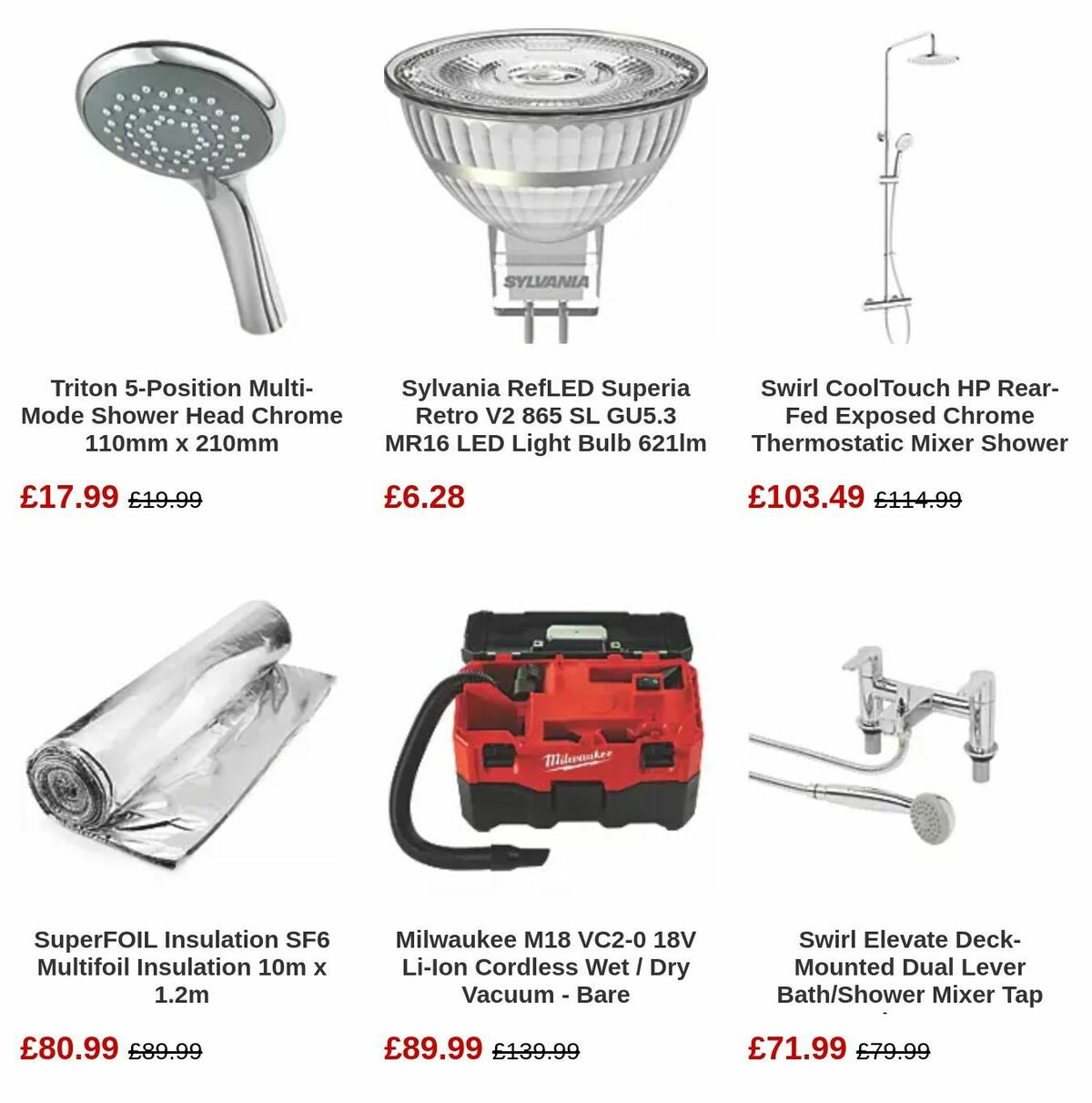 Screwfix Offers from 3 December