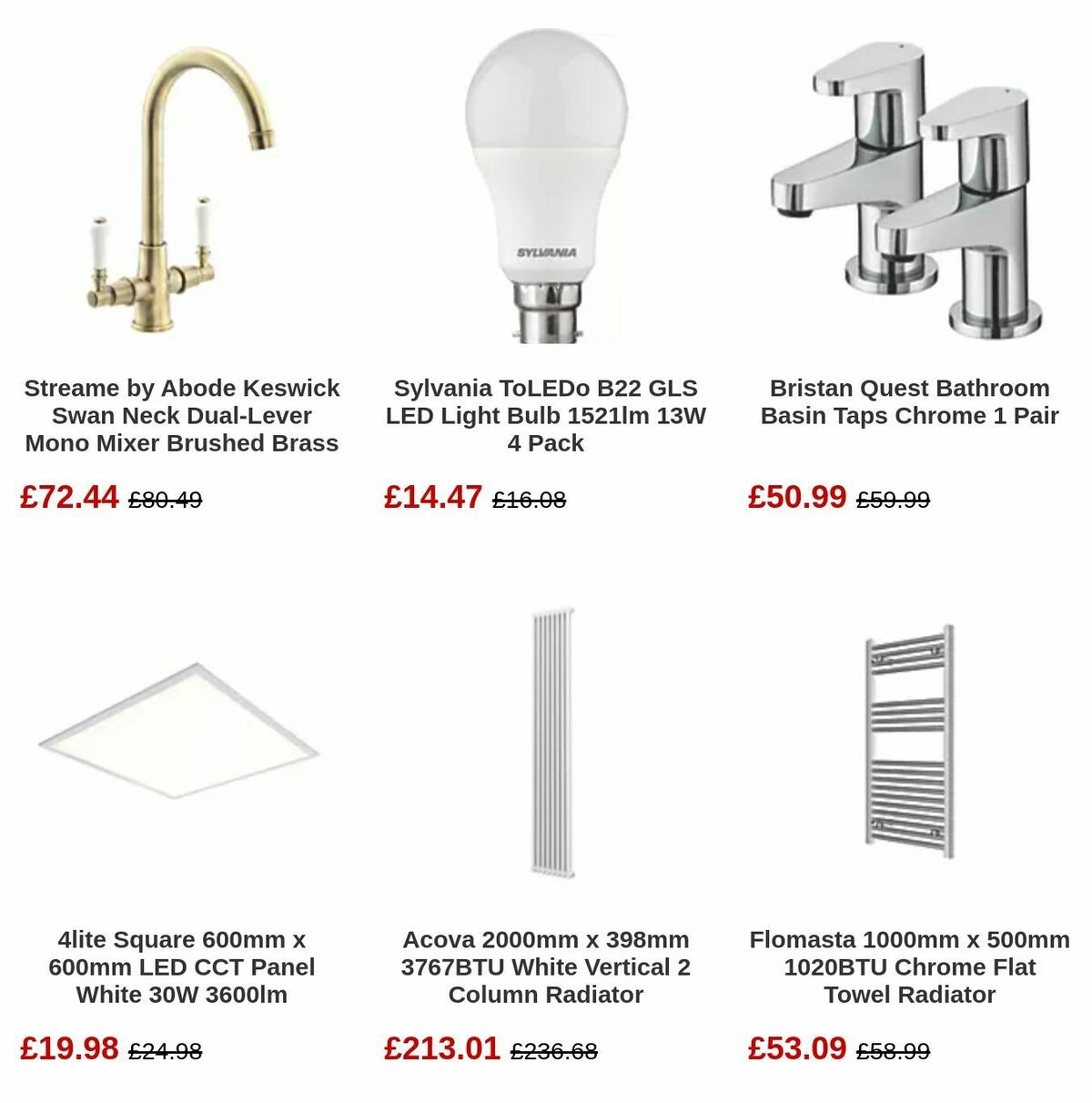 Screwfix Offers from 3 December