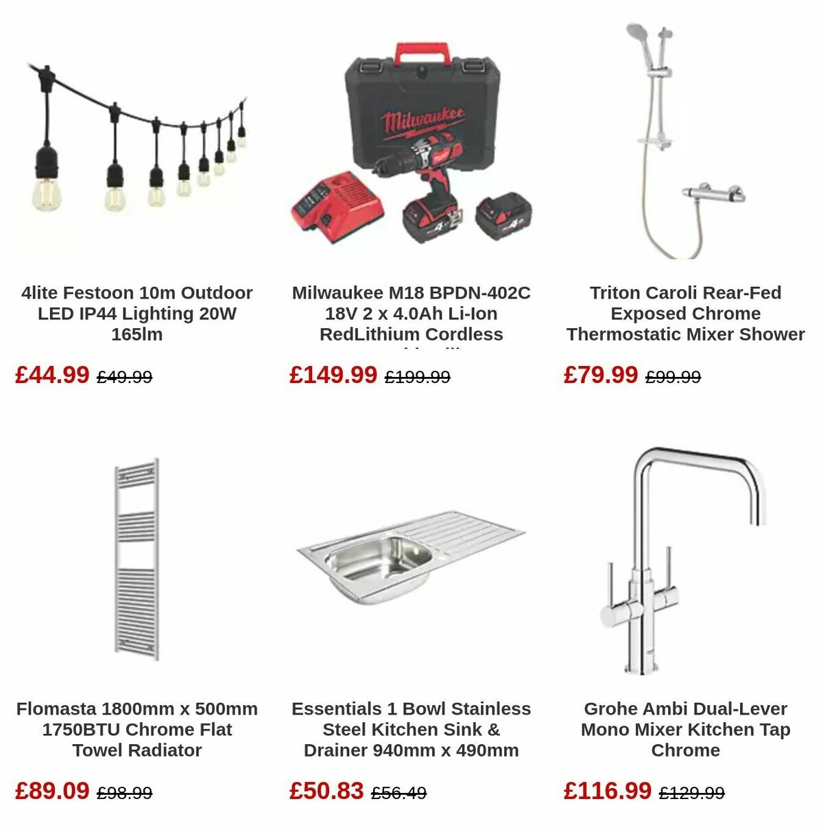 Screwfix Offers from 3 December