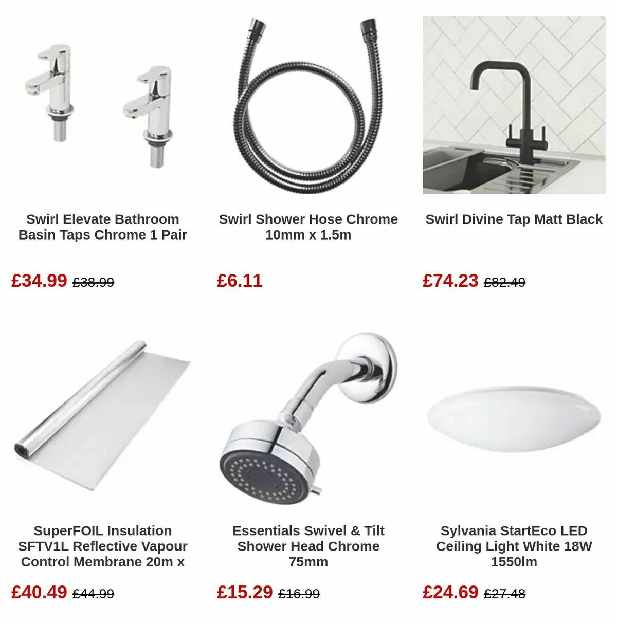 Screwfix Offers from 3 December