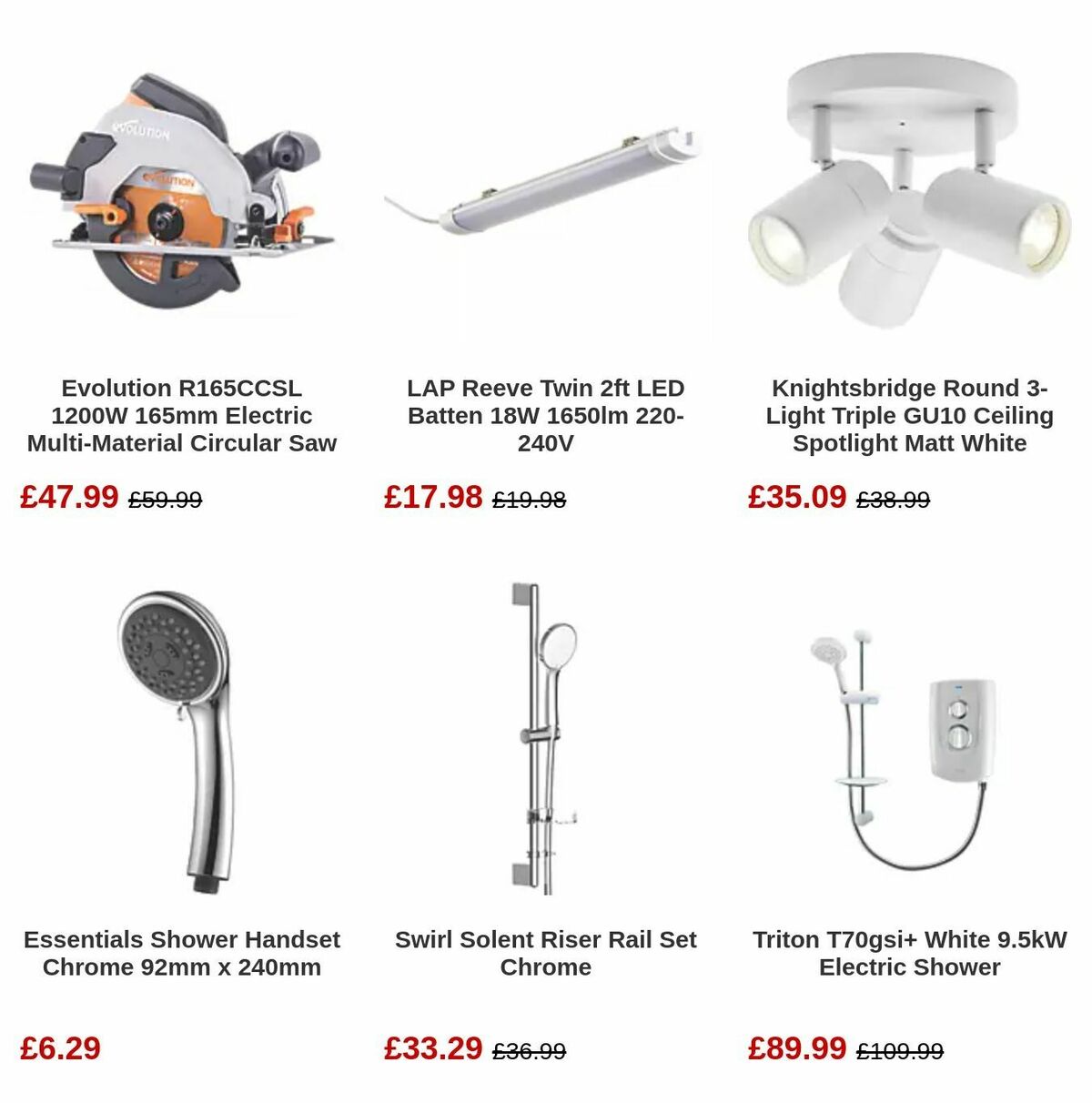 Screwfix Offers from 3 December