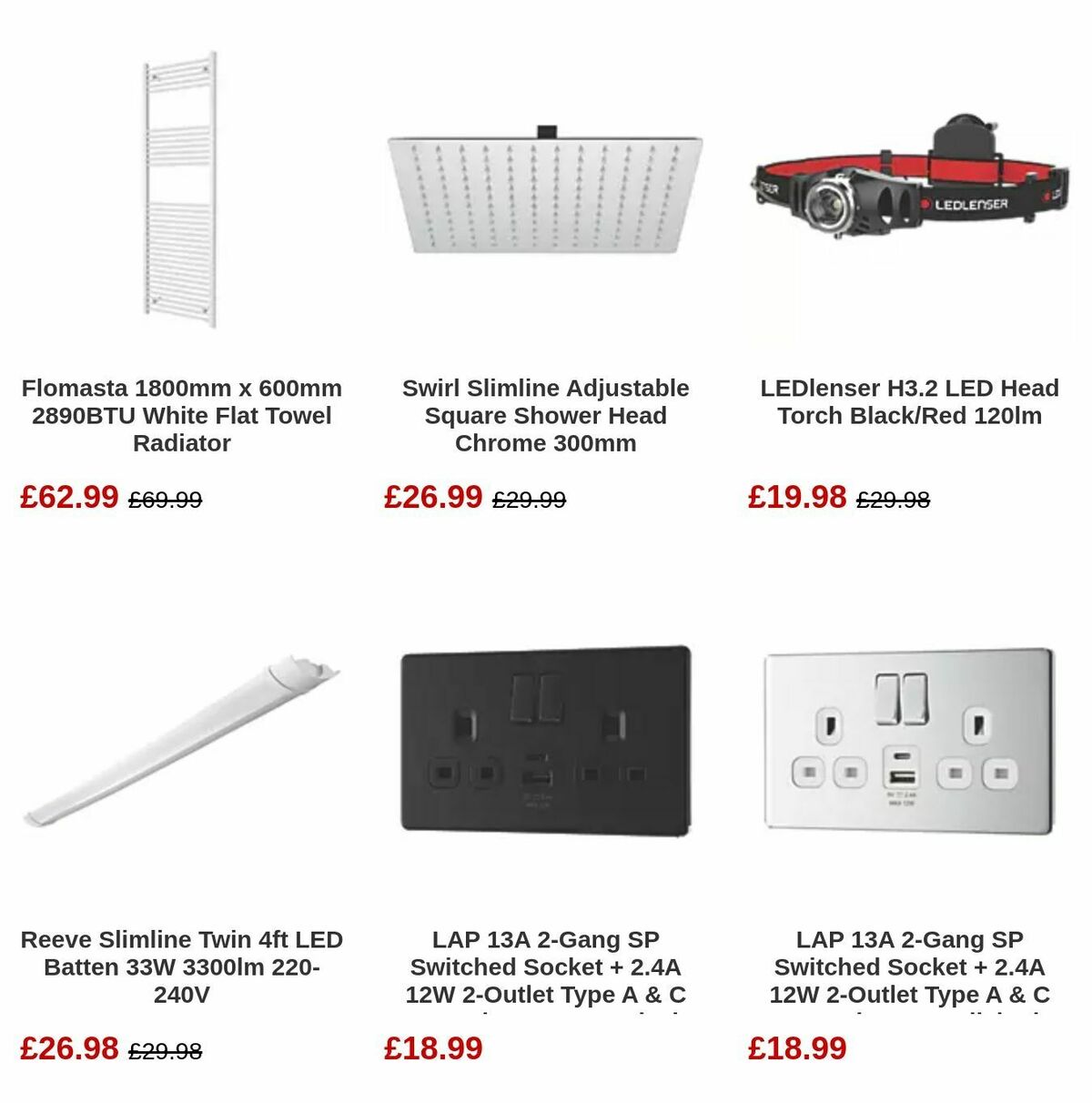 Screwfix Offers from 3 December