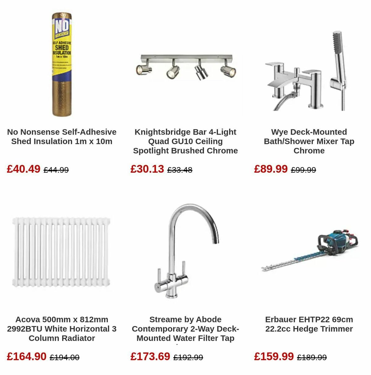 Screwfix Offers from 3 December