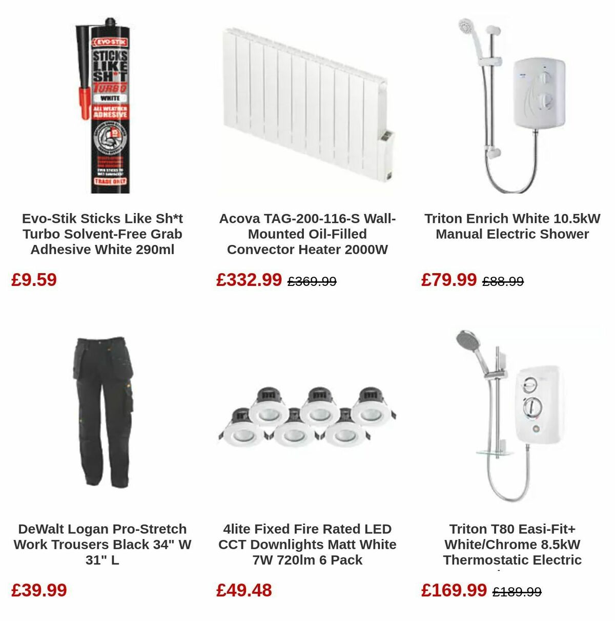 Screwfix Offers from 3 February