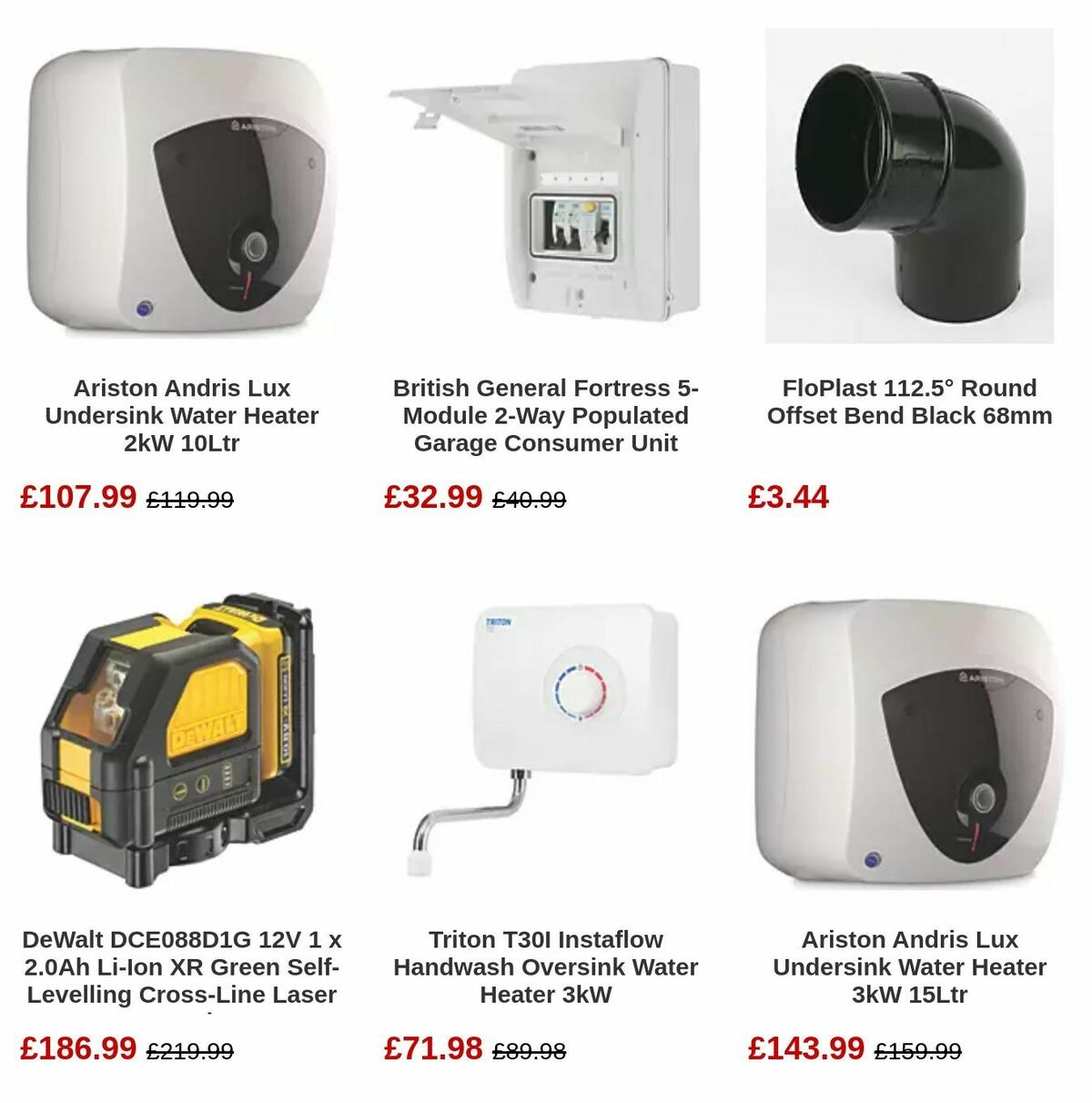 Screwfix Offers from 3 March