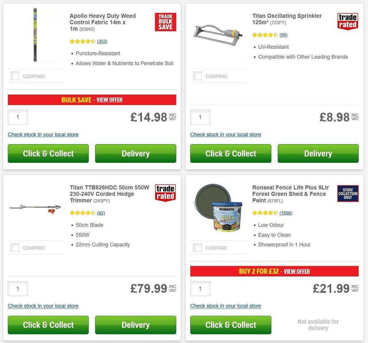 Screwfix Offers from 3 April