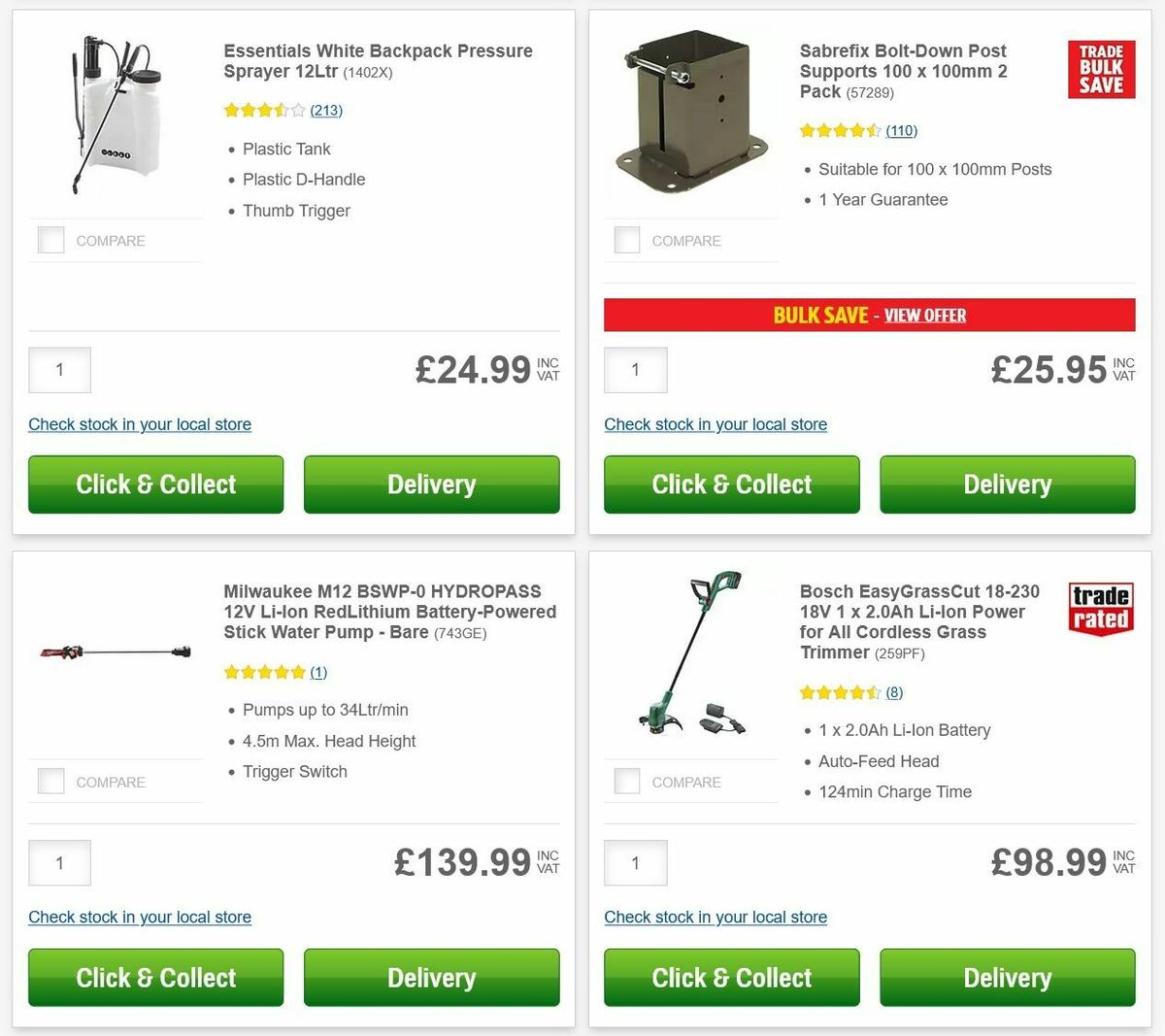 Screwfix Offers from 3 April