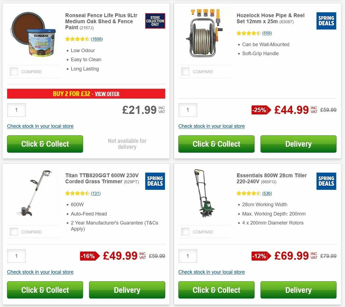 Screwfix Offers from 3 April