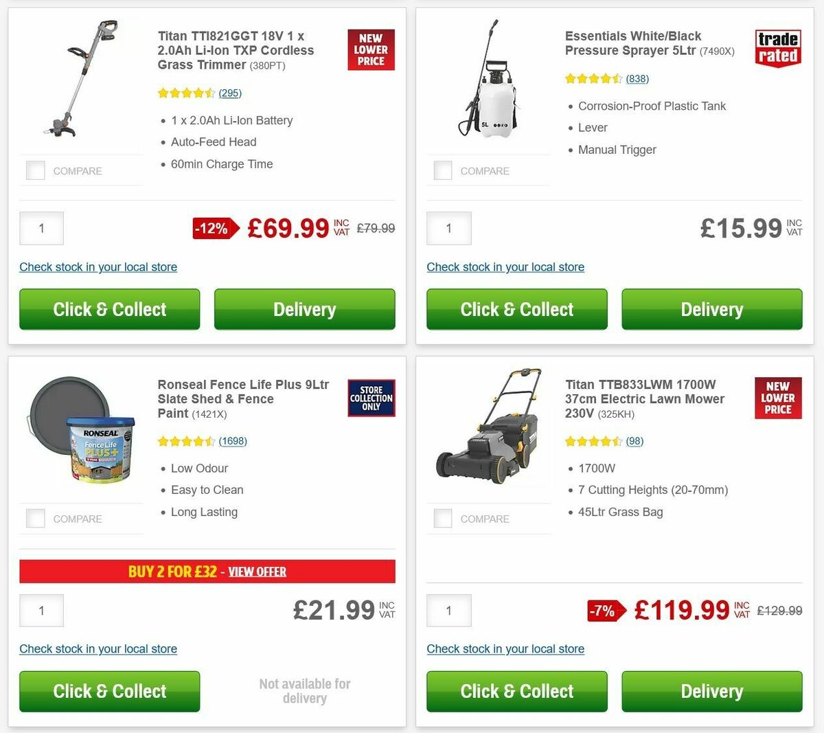 Screwfix Offers from 3 April