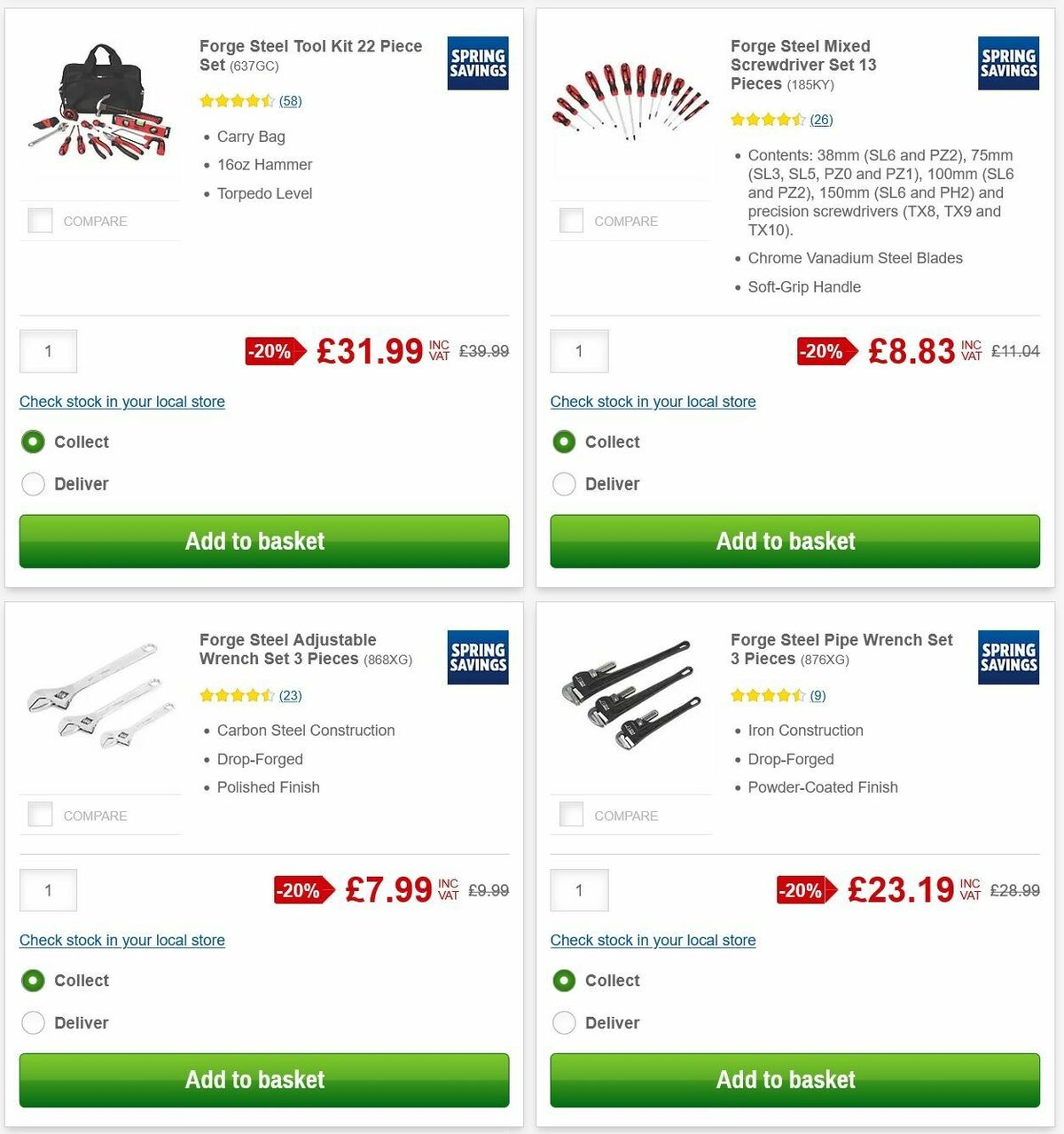 Screwfix Offers from 28 April