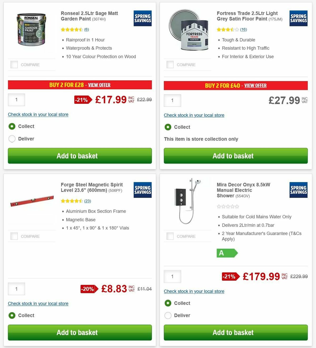 Screwfix Offers from 28 April