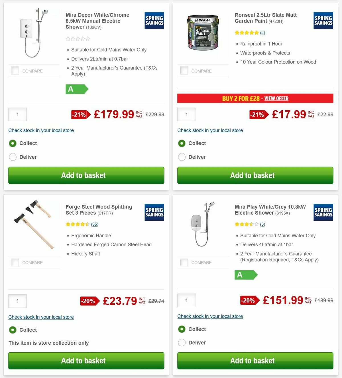 Screwfix Offers from 28 April