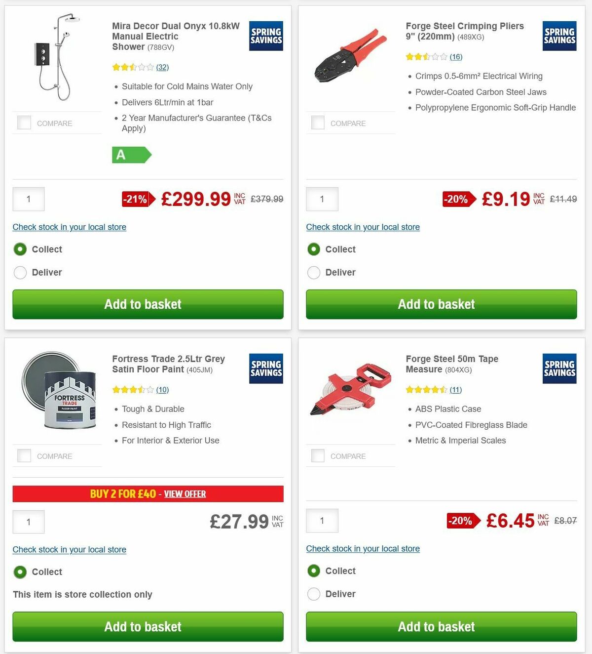 Screwfix Offers from 28 April