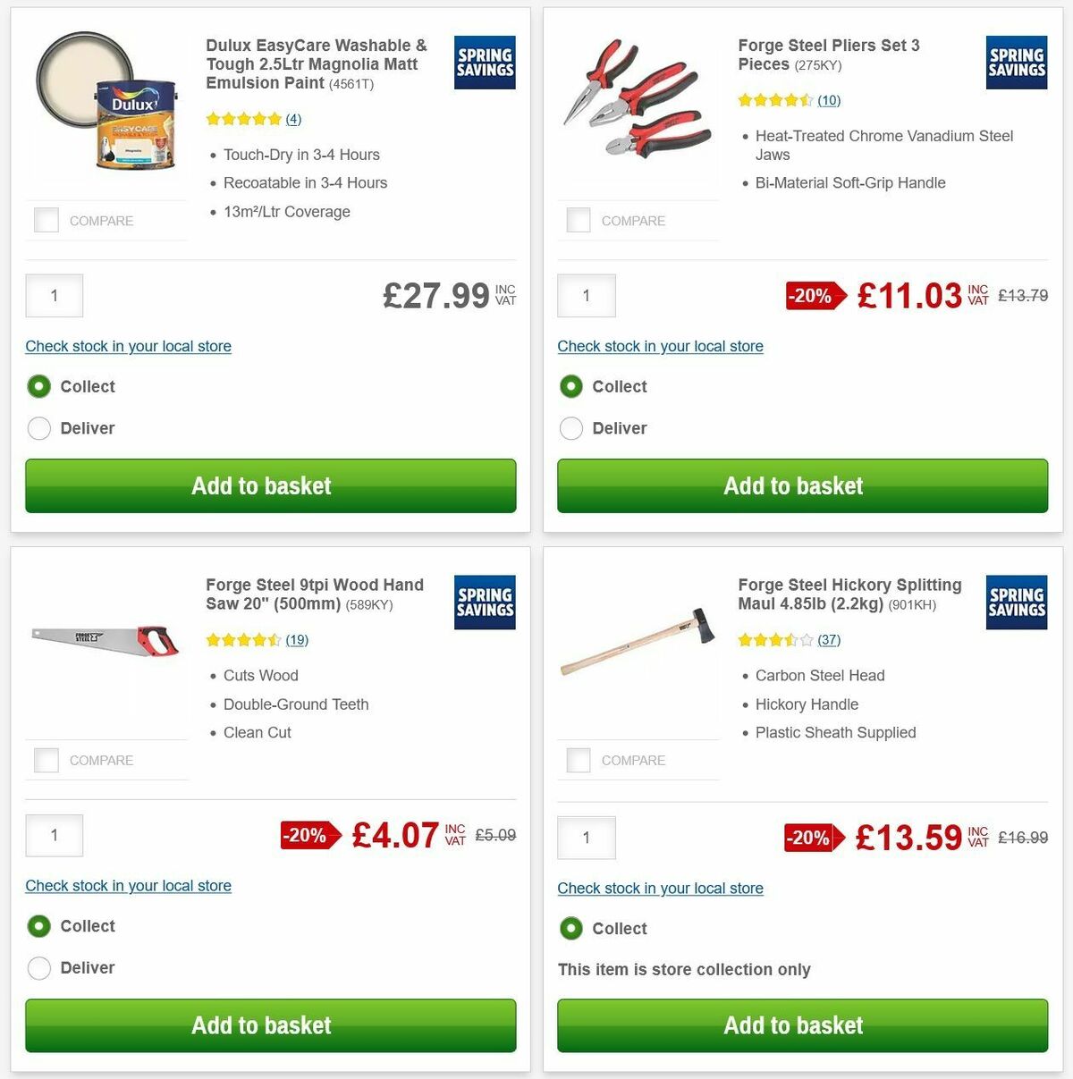 Screwfix Offers from 28 April