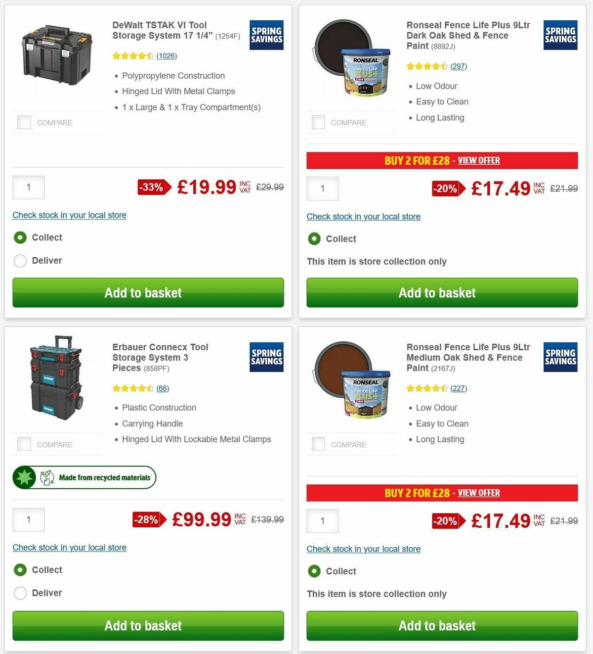 Screwfix Offers from 28 April