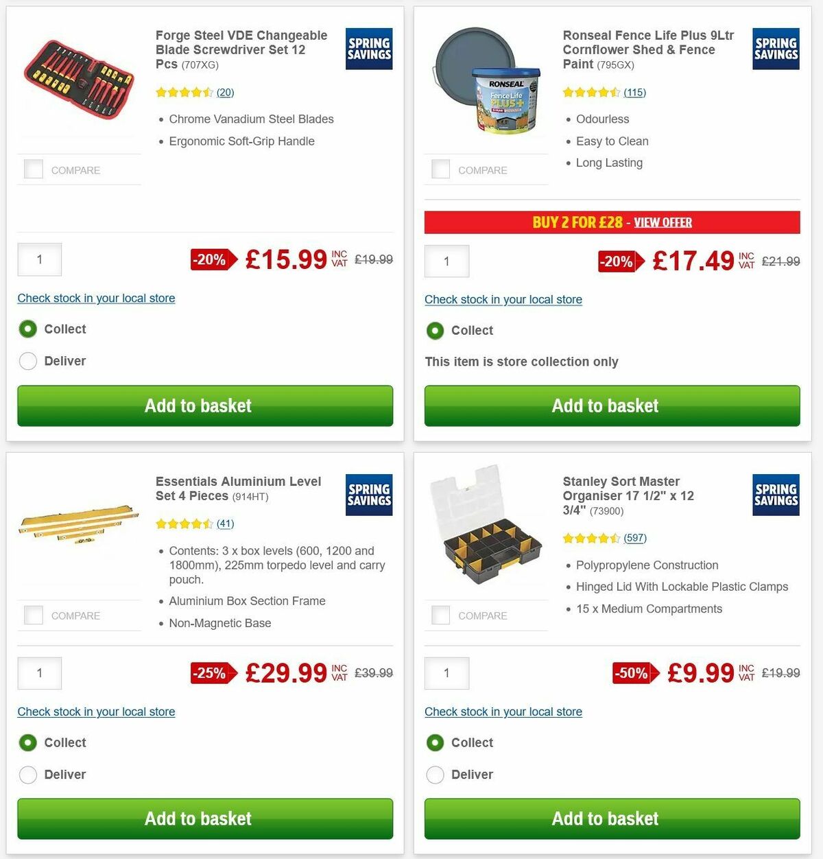 Screwfix Offers from 28 April