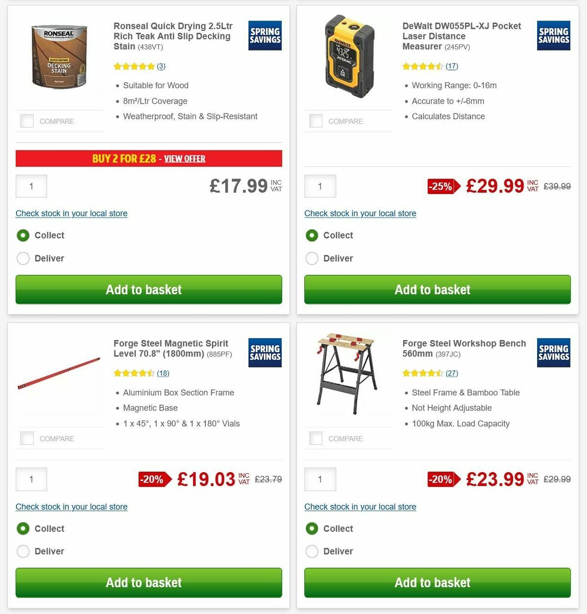 Screwfix Offers from 28 April