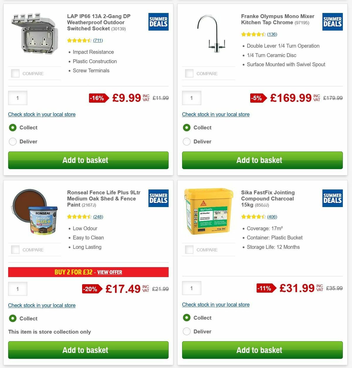 Screwfix Offers from 3 June