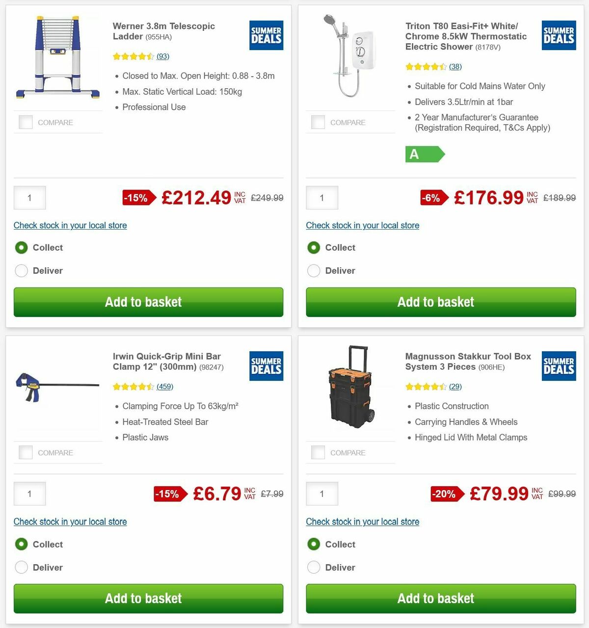 Screwfix Offers from 3 June