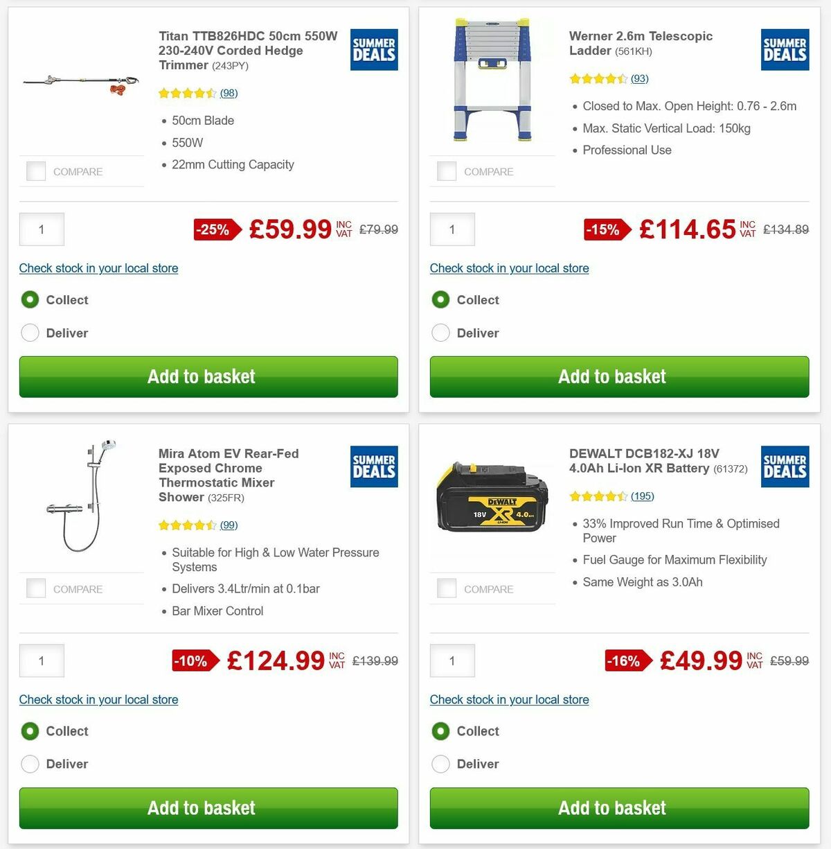 Screwfix Offers from 3 June