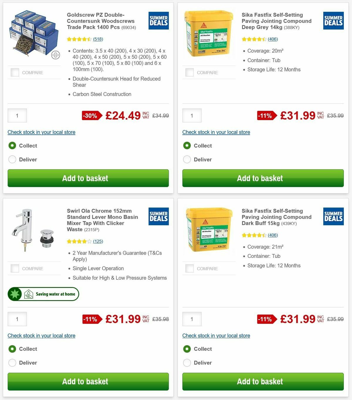 Screwfix Offers from 3 June