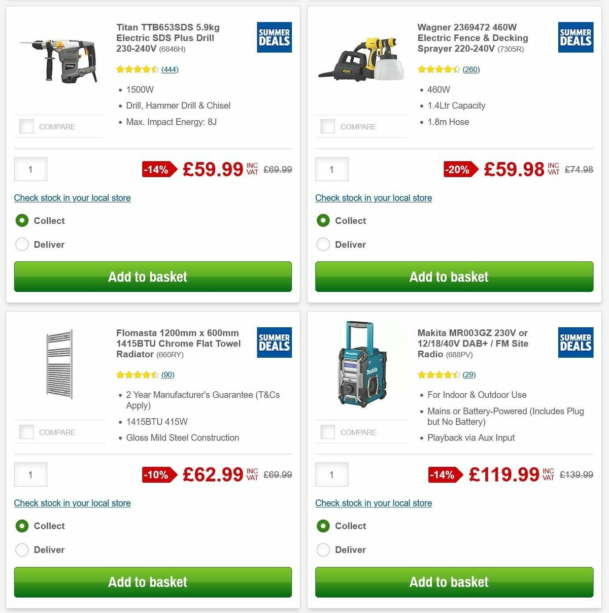 Screwfix Offers from 3 June