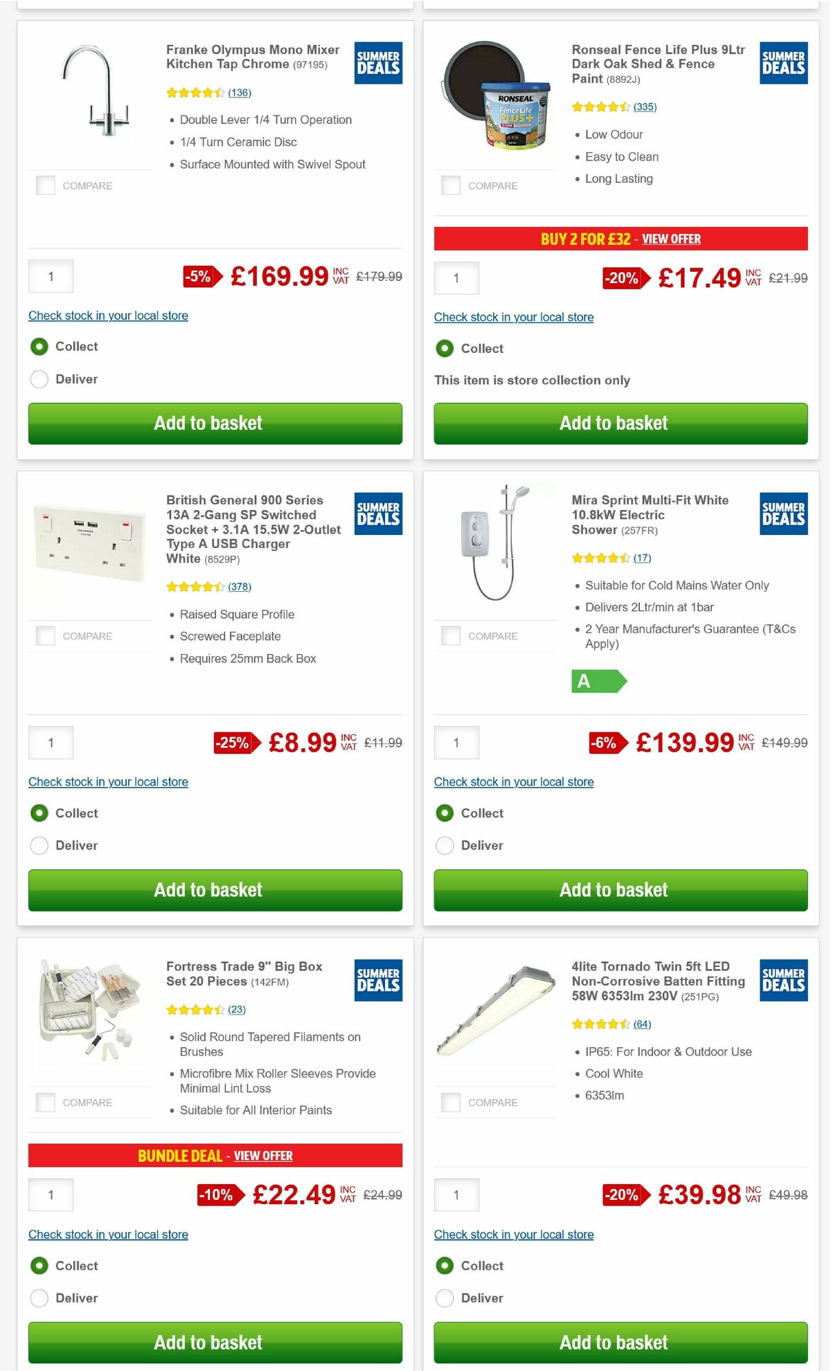 Screwfix Offers from 3 August